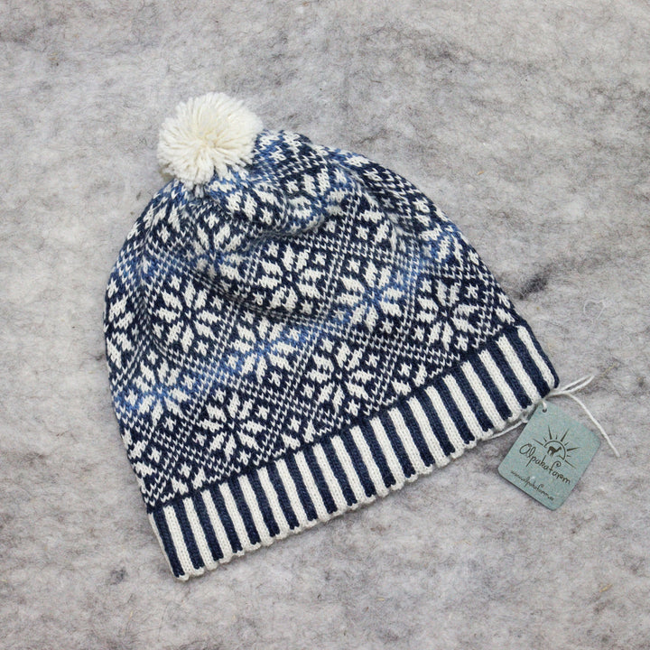 Mönstrad mössa