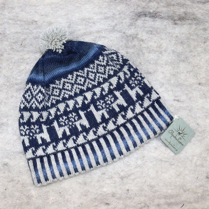 Mönstrad mössa